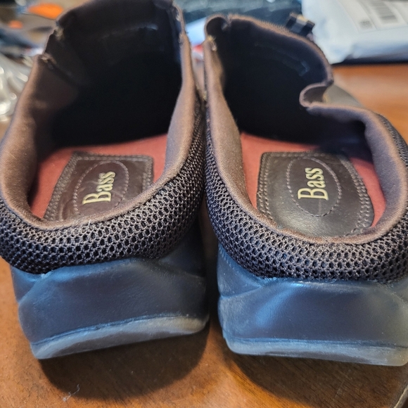 Womens Bass-Andes Brown Leather Slide On / Clog Shoes Size 8.5 Pre-owned - Picture 7 of 9